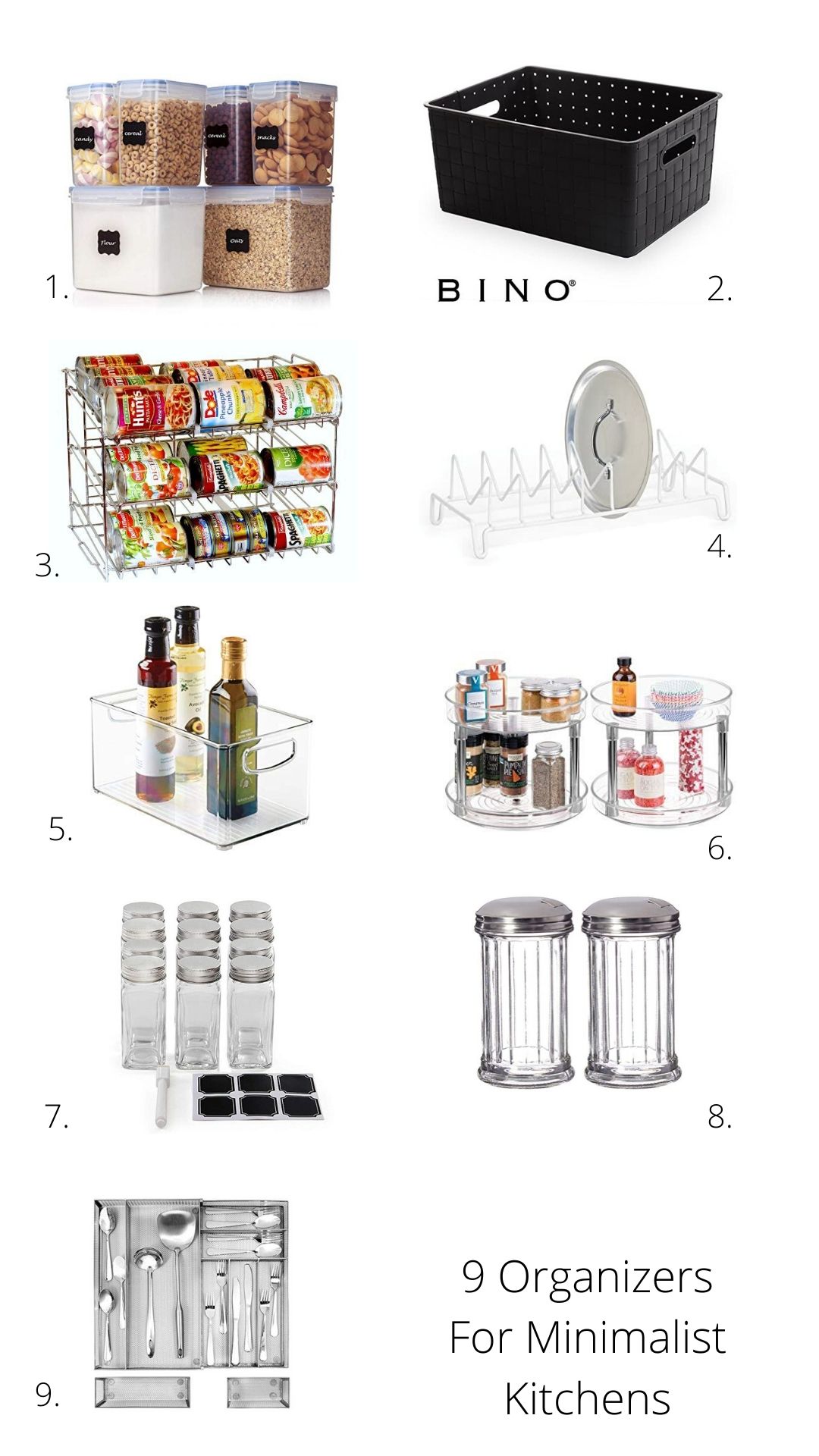 minimalist organizers